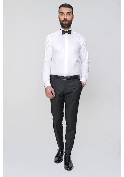 Efor P 2020 Slim Fit Siyah Klasik Pantolon Siyah