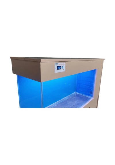 Kanki Pet 135 Cm Yandan Sumplı Cappuccino Mdf Mobilyalı Akvaryum Kumandalı Led Aydınlatmalı