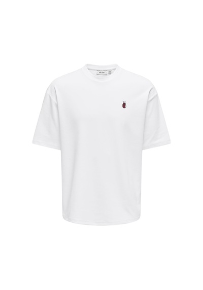 Only & Sons Onscaspıan Aırflex Ss Reg Emb Tee Bright White Diğer