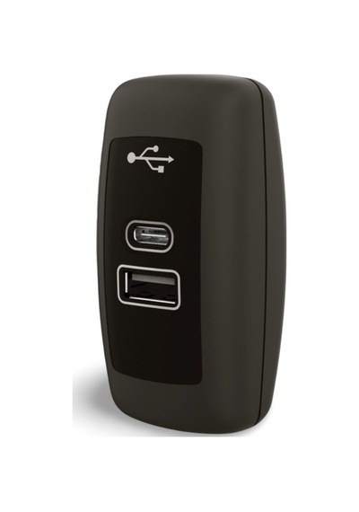 Suc15b 12v/24v Boru Tipi Usb Şarj Cihazı Mavi Led - Karavan , Tır, Otobüs , Kamyon, Tekne