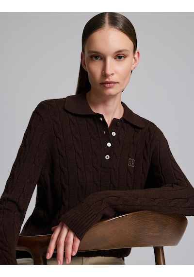 Pierre Cardin Kahverengi Regular Fit Basic Kazak 50331499-vr029
