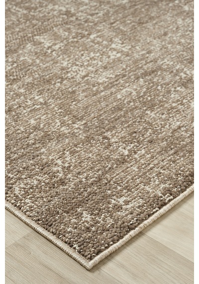 Mariesse Home Wool Serisi Bukleli Yumuşak Dokulu İskandinav Dokuma Halı 1086-kahve
