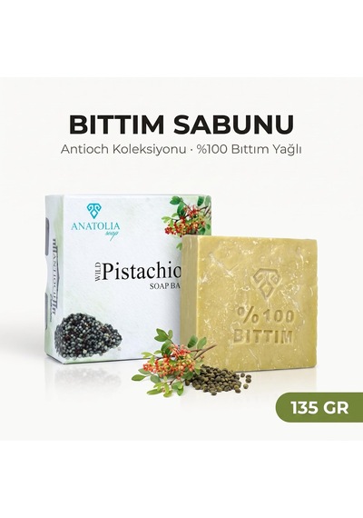 Lexroo Mesopatamia Collection, Saf Bıttım%100, Hakiki Siirt Doğal Sabunu, Yağlı Kepekli Saçlar