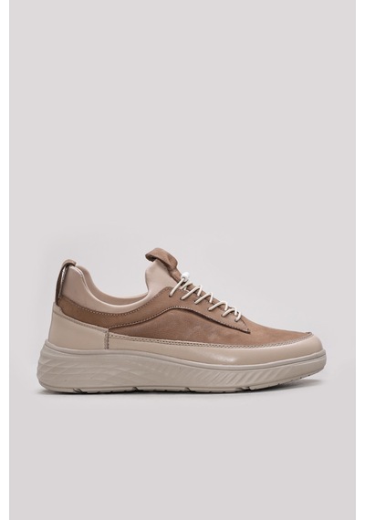 Fast Step Hakiki Deri Erkek Casual Ayakkabı 166ma1003 Kum