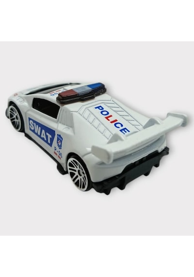 Metal Mini Polis Arabası 8 Cm - Polis - 3 Lisinya