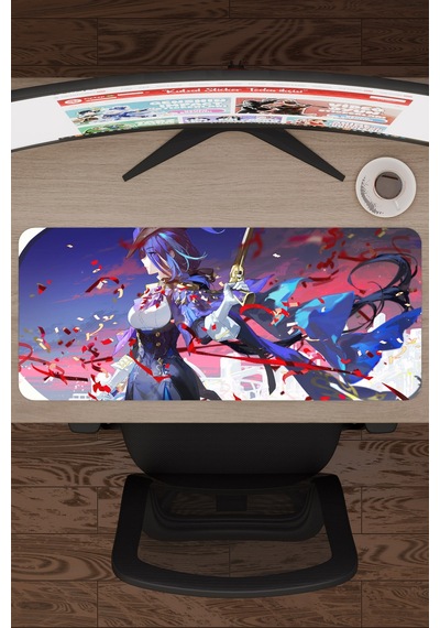 Clorinde Genshin Impact Anime Gacha V4 - 70x30 Xl Gaming Mouse Pad Fare Altlığı
