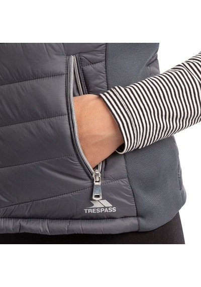 Trespass Elanora Padded Kadın Yelek Gri Gri