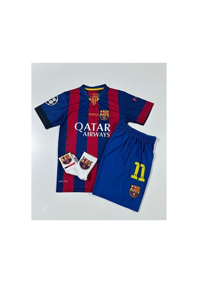 Barcelona 2015 Şampiyonlar Ligi Finali Neymar Jr. Nostalji Çocuk Çok Renkli