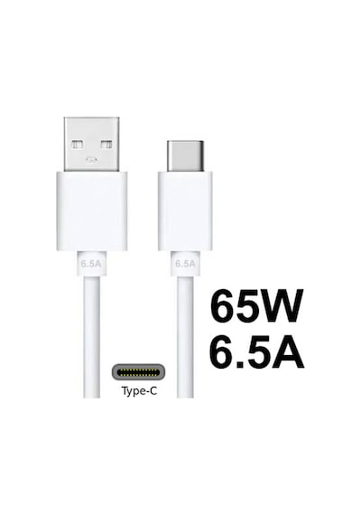 Senalstore Oppo Vooc Type-c Şarj Ve Data Kablosu 65w 6.5a Realme Superdart