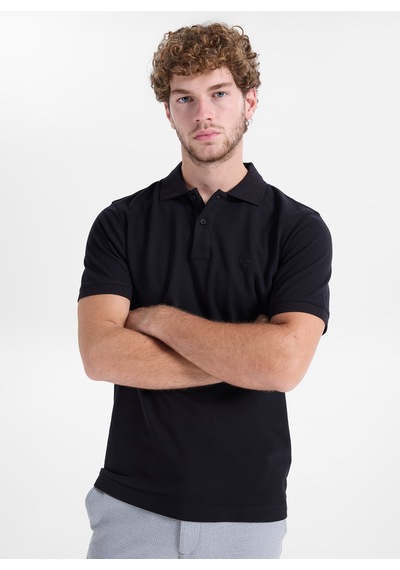 Dockers Siyah Erkek Regular Fit %100 Pamuk Polo T-shirt D261002