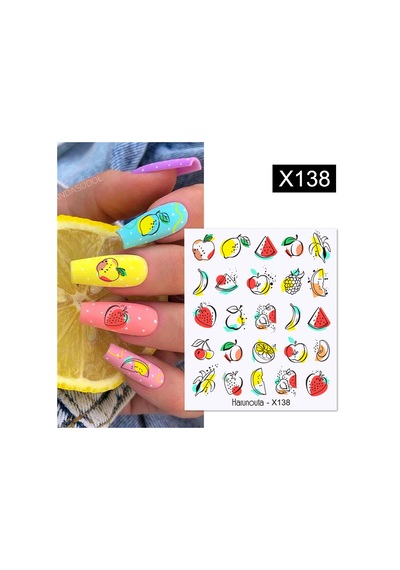 Su Transferli Nail Art Sticker X138 53925-4