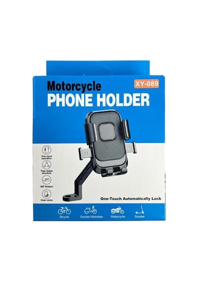 Motosiklet Telefon Tutucu Ayna Bağlantılı Çok Renkli