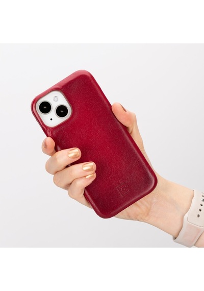 Bouletta Apple Uyumlu iPhone 15 Deri Arka Kapak F360 V4ef