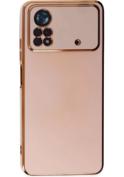 Newface Xiaomi Poco X4 Pro 5g Kılıf Volet Silikon - Pembe