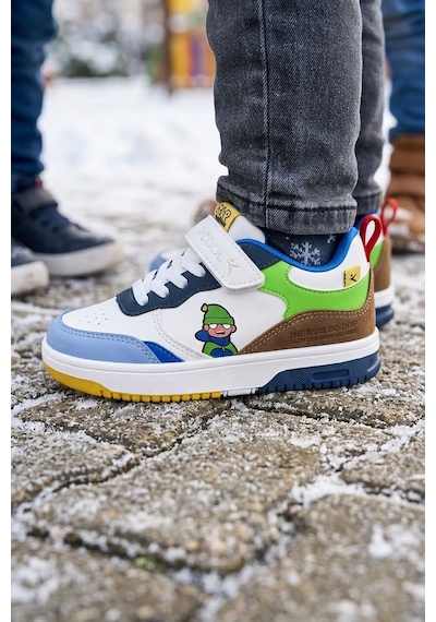 Cool Kids Çocuk Unisex Kışlık Su Geçirmez Kaydırmaz Hafif Kauçuk Taban Rahat Cilt Deri Spor Ayakkabı Beyaz Cool Kids Çocuk Unisex Kışlık Su Geçirmez Kaydırmaz Hafif Kauçuk Taban Rahat Cilt Deri Spor Ayakkabı Beyaz