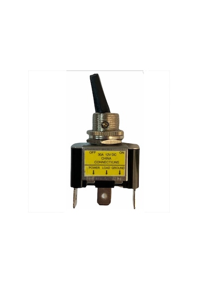 Ic-151b Işıklı 12 Volt Dc 30 Amper On-off Toggle Switch Seri 1