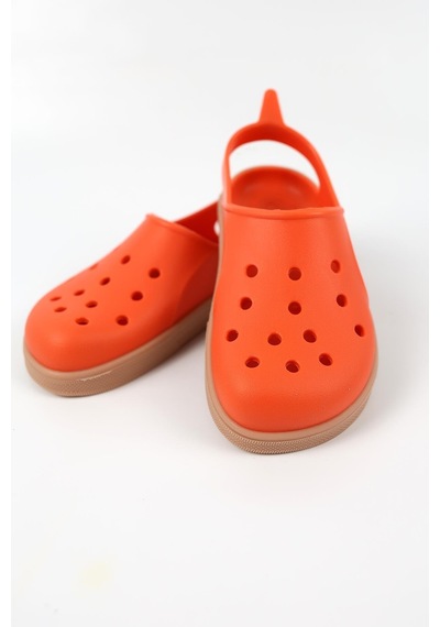 Boatilus Cloggy-b Coral/beige Kız Çocuk Sandalet Turuncu