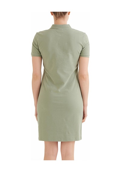 Columbia Cs0378 Csc W Basic Polo Ss Dress Kadın Elbise-28576-kahverengi Kahverengi