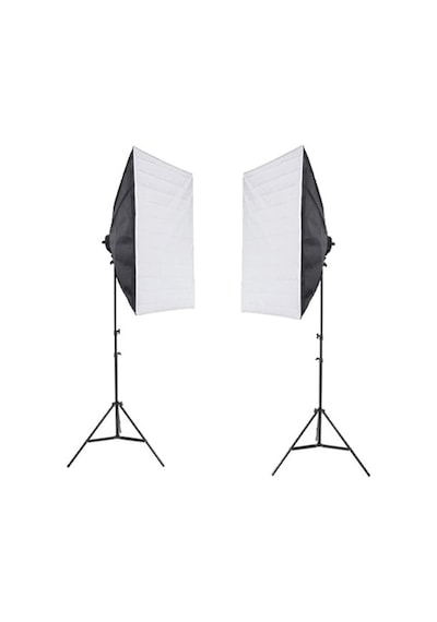Rabsev Softbox 50x70cm İkili Set Tek Duylu Sürekli Işık Youtube Video Ve Fotoğraf Çekimi