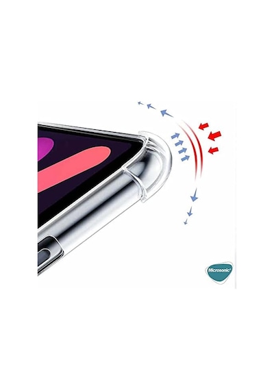 Apple İpad Air 13 2024 İçin Kılıf A2898-a2899 Shock Absorbing Şeffaf İpad Air 13 2024 İle Uyumlu Kılıf - Şeffaf
