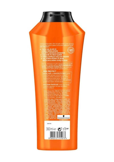 Gliss Sun Protect Güneşe Karşı Koruyucu Şampuan 2 x 360 ML
