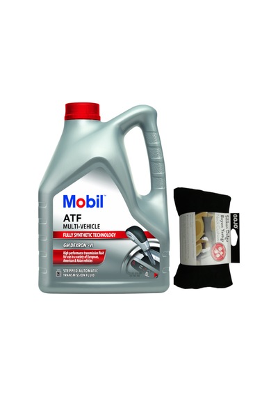 Mobil ATF Multi-Vehicle GM Dextron-VI Şanzıman Yağı 4 L + Gojo Silikon Dolgulu Boyun Yastığı