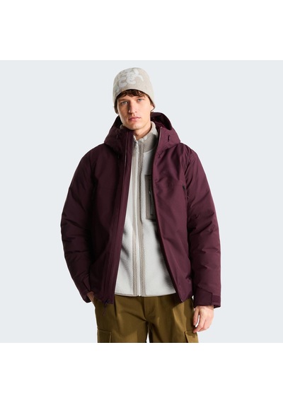 The North Face M Mtn Range Down Hooded Jacket Erkek Ceket Nf0a88wdno41 Bordo