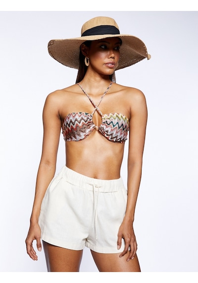Koton Bikini Üstü Pencere Detaylı Boyundan Bağlamalı Dokulu Multıcolor 3sak90004bk 3SAK90004BKMIX Mavi Koton Bikini Üstü Pencere Detaylı Boyundan Bağlamalı Dokulu Multıcolor 3sak90004bk 3SAK90004BKMIX Mavi
