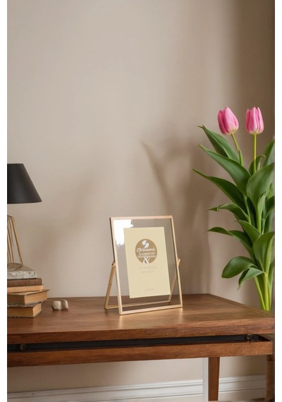 Pasabahce Stand Çerçeve 10x15 Cm Gold 10x15 Cm - 1 Adet