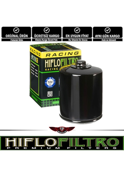 Hıflo Fıltro Harley Uyumlu Oil Fılter Hf171B Rc +