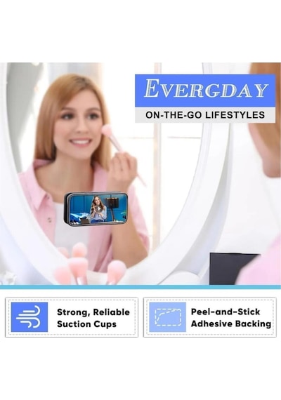 Telefon Tutucu Vantuz Selfie Aparatı Akrobat Beyaz Belirtilmemiş Vantuzlu Tpe Renk