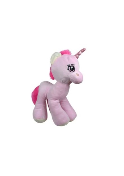 Unicorn Boynuzlu At Pembe 45cm 046 - Pembe