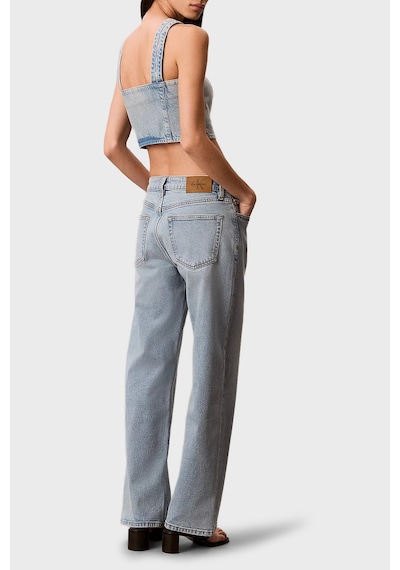 Calvin Klein % 100 Pamuk Logolu Şeritli Kot Askılı Bluz Bayan Bluz Lv047g728g Yp3 Açık Mavi Calvin Klein % 100 Pamuk Logolu Şeritli Kot Askılı Bluz Bayan Bluz Lv047g728g Yp3 Açık Mavi