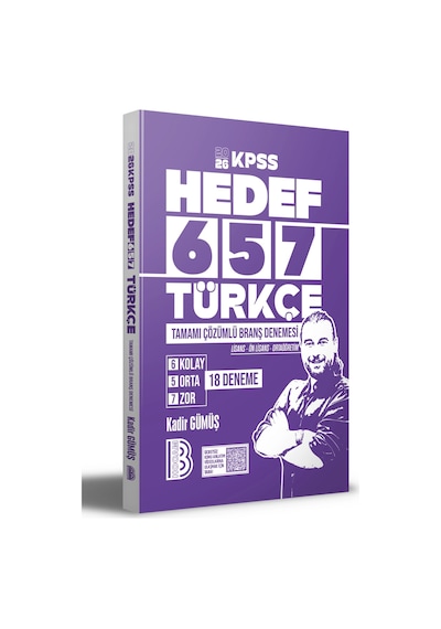 Kpss Hedef 657 Türkçe Çözümlü Branş Denemesi Benim Hocam