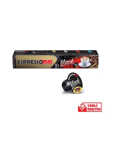 Espressomm Nespresso Uyumlu Black Kapsül Kahve 2 x 10'lu