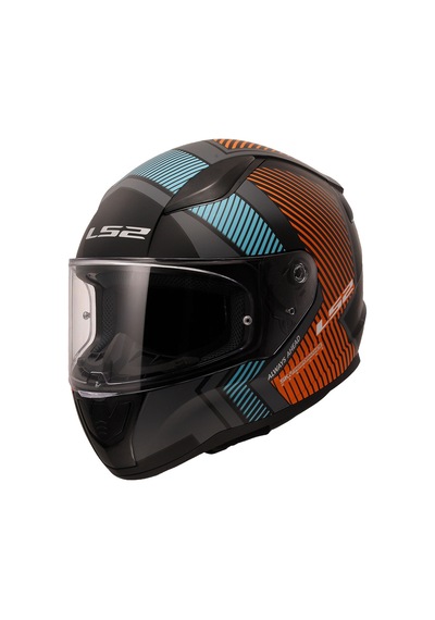 Ls2 Rapıd 2 Extra Mat Gri-neon Turuncu Kask Xxxl