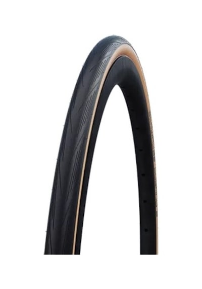 Schwalbe Lugano II 700x25 K-Guard Telli Dış Lastik Siyah/Amber Ya