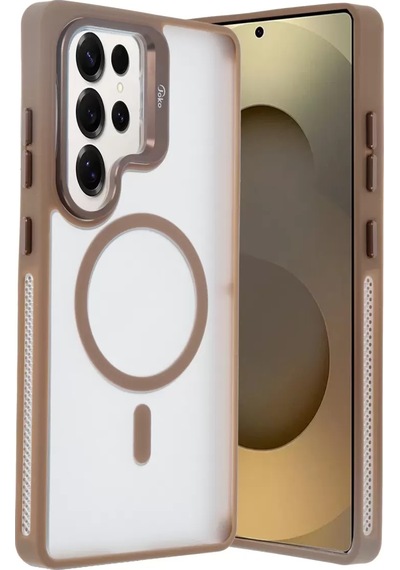 Joko Samsung Galaxy S25 Ultra Flet Lens Magsafe Kapak - Gold Altın