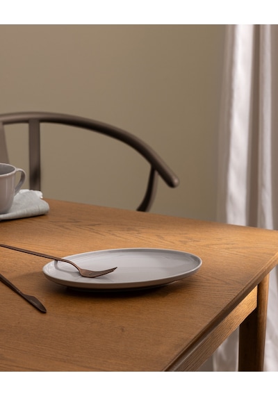 Madame Coco Aurea Kayık Tabak - Gri - 25 Cm 8684427205730 Çok Renkli