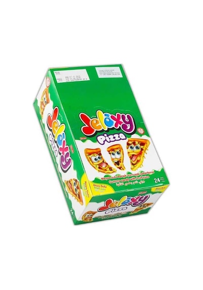 Jelaxy Pizza Yumuşak Şeker 20 Gr. 24 Adet (1 Kutu)