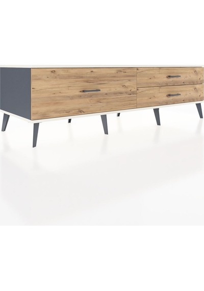 Kronos Tv Ünitesi 3 Çekmeceli 176x59x51 Antrasit-aytaşı/çam Aytası/atlas Çam Kronos Tv Ünitesi 3 Çekmeceli 176x59x51 Antrasit-aytaşı/çam Aytası/atlas Çam