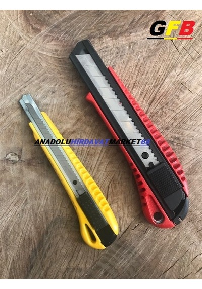 Gfb Maket Bıçagı Metal Büyük Küçük Bıçağı Falçata 18MM 9Mm
