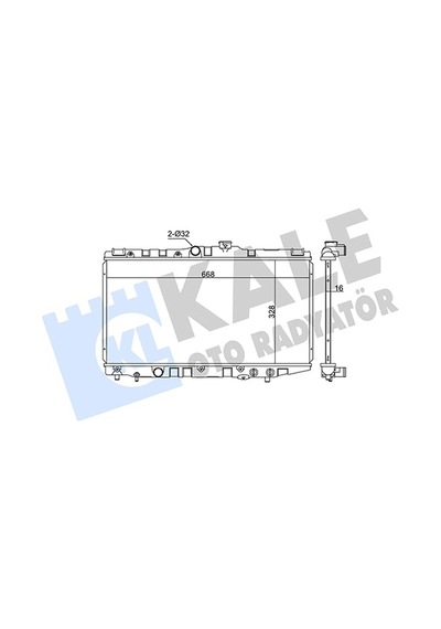 Kale Su Radyatörü Al/pl/brz Toyota Corolla E9 1.6 87-92 - Kal 342155