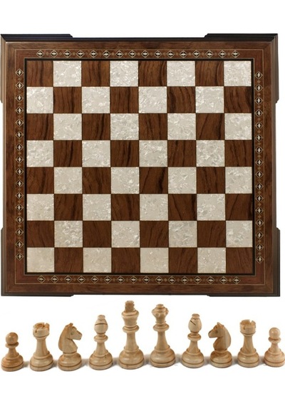 Flat-ros-byk-satranc-seti--ahsap-figurlu 17601