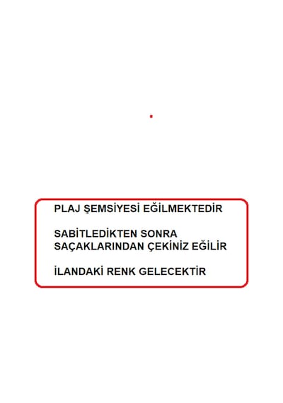 Bilgehanelektronik 2 Mt Eğilebilir Kumaş Plaj Şemsiyesi