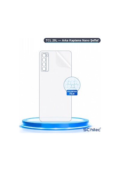 Schitec Tcl 20l Uyumlu Arka Yüzey Hidrojel Koruyucu Film 09286897