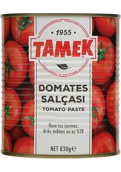Tamek Domates Salçası 830 Gr X 20 Adet - Yoğun Kıvamlı Ve Geleneksel Lezzet