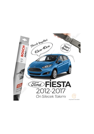 Ford Fiesta Muz Silecek Takımı 2012-2017 Bosch Aeroeco