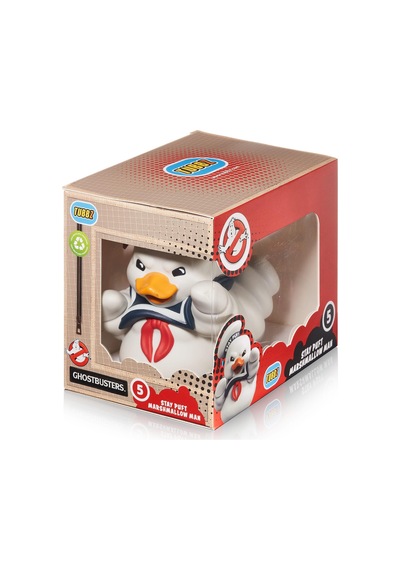 Tubbz Eco: Hayalet Avcıları - Stay Puft Cosplaying Rubber Duck Vinil Figür Açık Bej