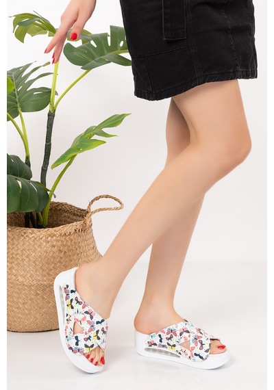 Nur Ortopedi Pastel Kelebekler Çapraz Bantlı Model Açık Airmax Kadın Sabo Terliği Karma Karma Nur Ortopedi Pastel Kelebekler Çapraz Bantlı Model Açık Airmax Kadın Sabo Terliği Karma Karma